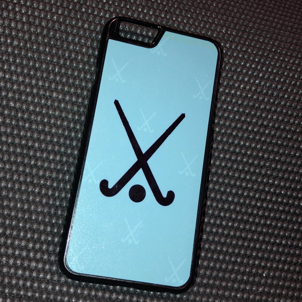 Blue Sparkly Field Hockey iPhone 6s Case